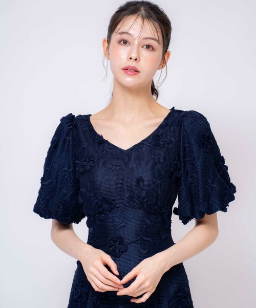 NOELA（ノエラ）の「メッシュレースワンピース（ワンピース・レディース・ネイビー/オフホワイト・S/M）」の16枚目の写真