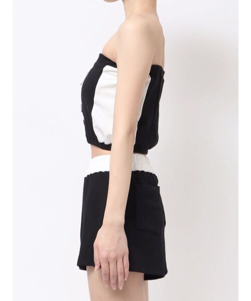 GYDA（ジェイダ）の「2WAYレースアップベアトップス【SETUP着用可】（チューブトップ・レディース・グレー/ミント/ブラック・FREE）」の14枚目の写真