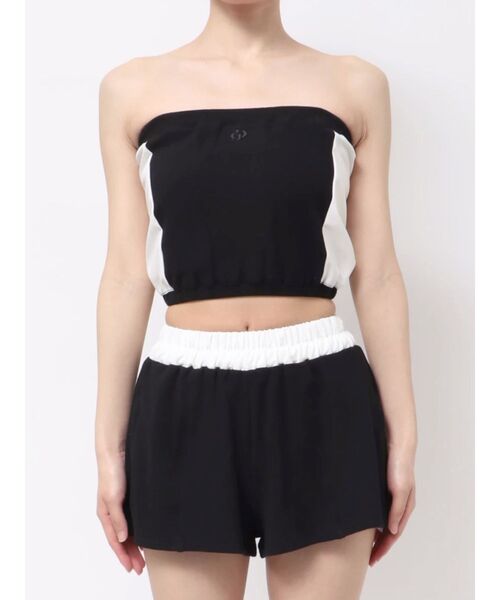 GYDA（ジェイダ）の「2WAYレースアップベアトップス【SETUP着用可】（チューブトップ・レディース・グレー/ミント/ブラック・FREE）」の8枚目の写真