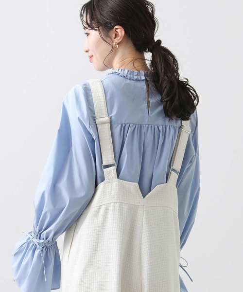 Gready Brilliant(グレディブリリアン)の「LUツイードサロペット(ワンピース・レディース・アイボリー/ブラック・38)」の18枚目の写真
