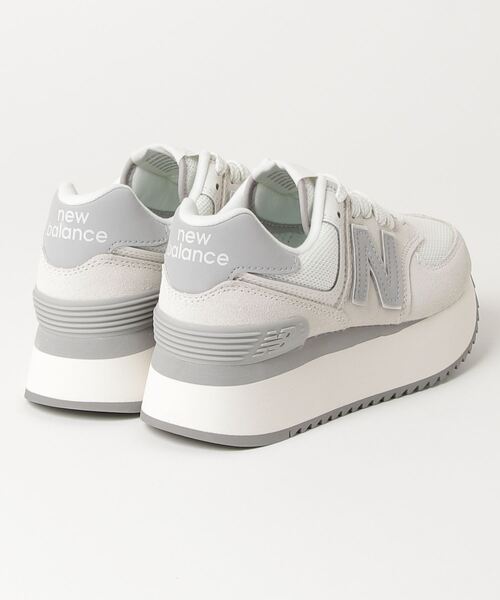 NEW BALANCE(ニューバランス)の「574+(スニーカー・レディース・ブラック/オフホワイト・22.5cm/23.5cm/24.5cm/23.0cm/24.0cm/25.0cm/22.0cm)」の4枚目の写真