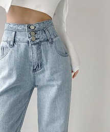 blackdia ocean（ブラックダイヤオーシャン）の「blackdia ocean ハイウエストデニムパンツ（デニムパンツ）」