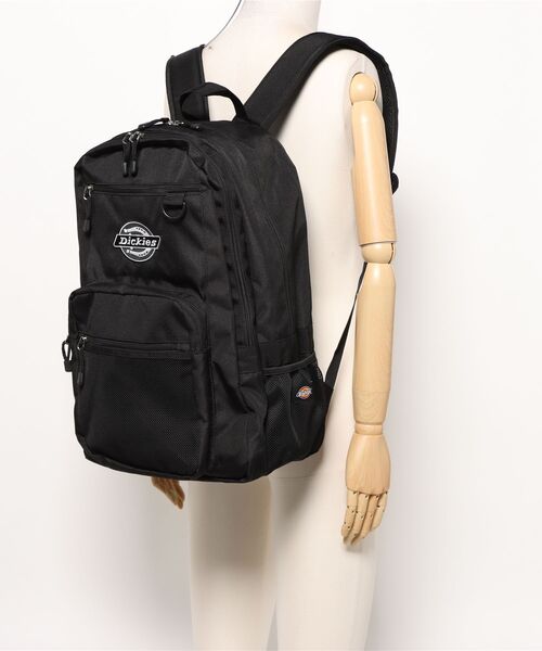 Dickies（ディッキーズ）の「Dickies / DK ICON LOGO STUDENT PACK / 18421700（バックパック/リュック・レディース・ブラック/ホワイト/ブラック系その他・ONESIZE）」の8枚目の写真