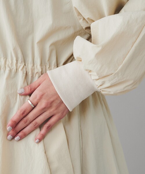 UNTITLED（アンタイトル）の「【Ca_CHIGNON】ロングウィンドブレーカー（その他アウター・レディース・アイボリー/ブラック・02）」の17枚目の写真