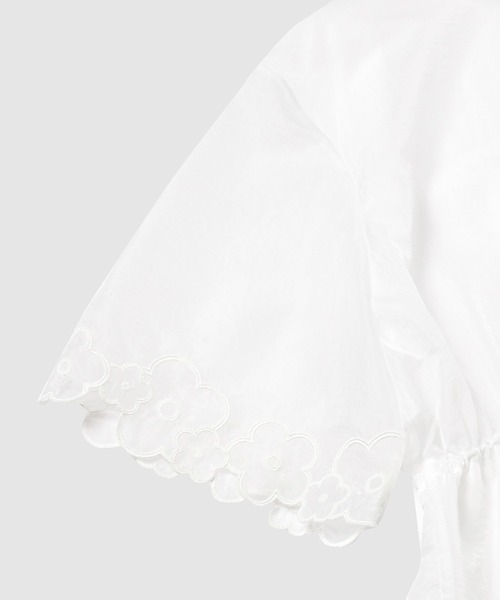 セール】SHORT SLEEVE TOP WITH FRONT ZIP（シャツ/ブラウス