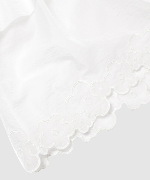 CECILIE BAHNSEN(セシリー バンセン)の「SHORT SLEEVE TOP WITH FRONT ZIP(シャツ/ブラウス・レディース・ホワイト・8)」の6枚目の写真