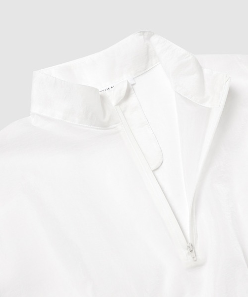 セール】SHORT SLEEVE TOP WITH FRONT ZIP（シャツ/ブラウス