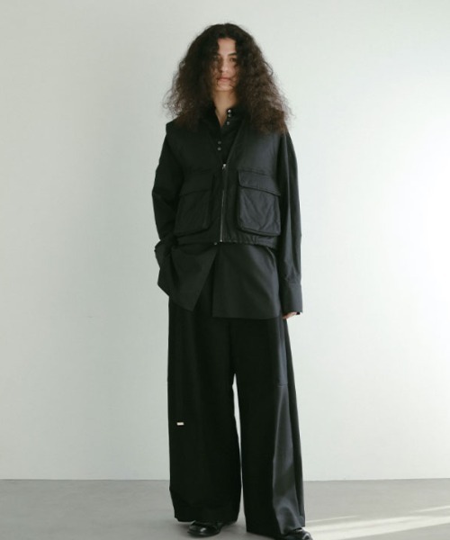 ETRE TOKYOエトレ フィッシングベストセットシャツ ETRE TOKYO ブラウス シャツ フィッシングベストセットシャツ