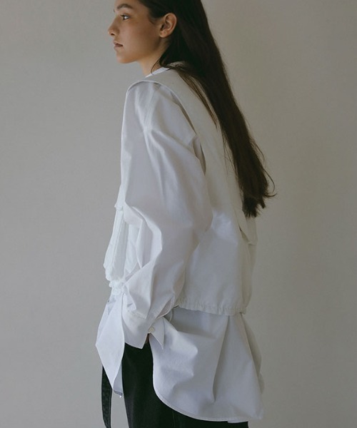ETRE TOKYOエトレ フィッシングベストセットシャツ セール】フィッシングベストセットシャツ（シャツ/ブラウス