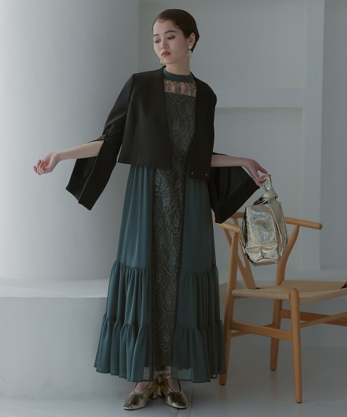 お値下げ中 【Callarus（カラルス）】 オケージョンワンピース セール】〔Callarus〕【結婚式・お呼ばれ・パーティー