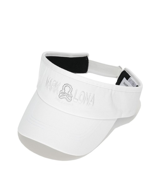 MARK & LONA(マークアンドロナ)の「Crystal Embro 2 Tone Visor | MEN and WOMEN(サンバイザー・メンズ・ホワイト/ブラック/ピンク/ミント・FREE)」の2枚目の写真