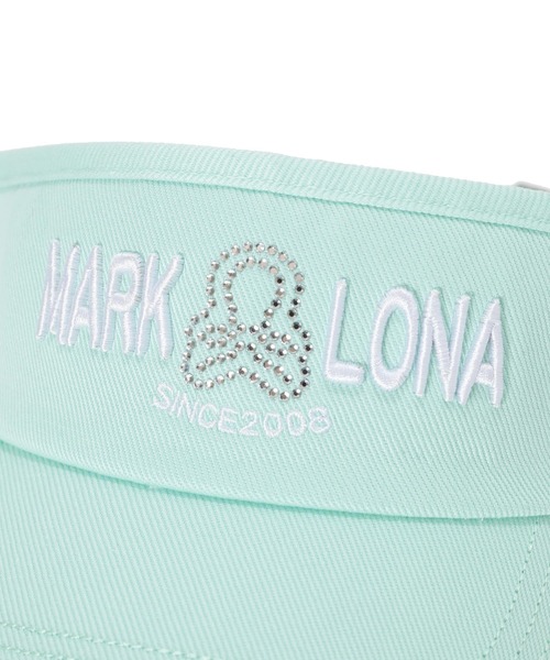 MARK & LONA(マークアンドロナ)の「Crystal Embro 2 Tone Visor | MEN and WOMEN(サンバイザー・メンズ・ホワイト/ブラック/ピンク/ミント・FREE)」の8枚目の写真