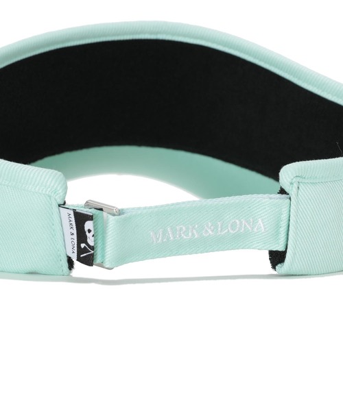 MARK & LONA(マークアンドロナ)の「Crystal Embro 2 Tone Visor | MEN and WOMEN(サンバイザー・メンズ・ホワイト/ブラック/ピンク/ミント・FREE)」の7枚目の写真