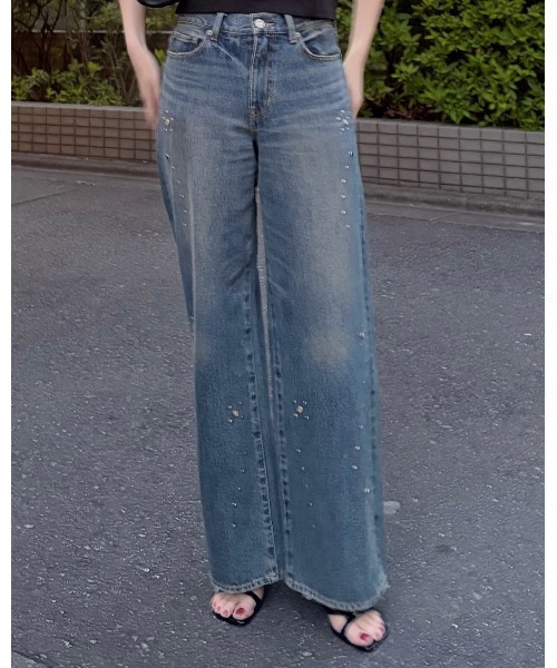 MOUSSY MIDRISE RUSTER バギーデニム 26インチ MOUSSY MIDRISE RUSTER バギーデニム 26inch（マウジー MOUSSY