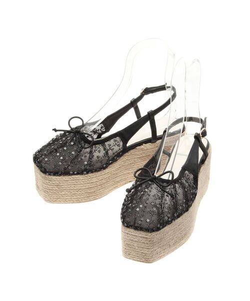 dazzlin（ダズリン）の「アソートバレエシューズ（サンダル・レディース・オフホワイト/ブラック・MEDIUM/LARGE）」の11枚目の写真