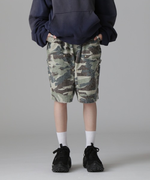WHITELAND/CAMO DOUBLE KNEE PANTS 武尊着用 WHITELAND/CAMO DOUBLE KNEE PANTS 武尊着用