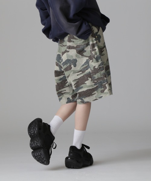 WHITELAND/ホワイトランド/CAMO DOUBLE KNEE SHORT（その他パンツ