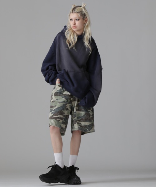 WHITELAND/ホワイトランド/CAMO DOUBLE KNEE SHORT（その他パンツ