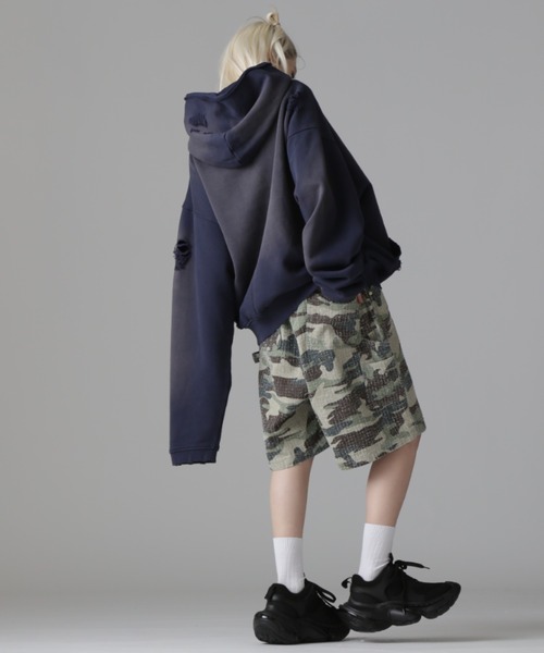 WHITELAND(ホワイトランド)の「WHITELAND/ホワイトランド/CAMO DOUBLE KNEE SHORT(その他パンツ・レディース・その他2・F)」の13枚目の写真