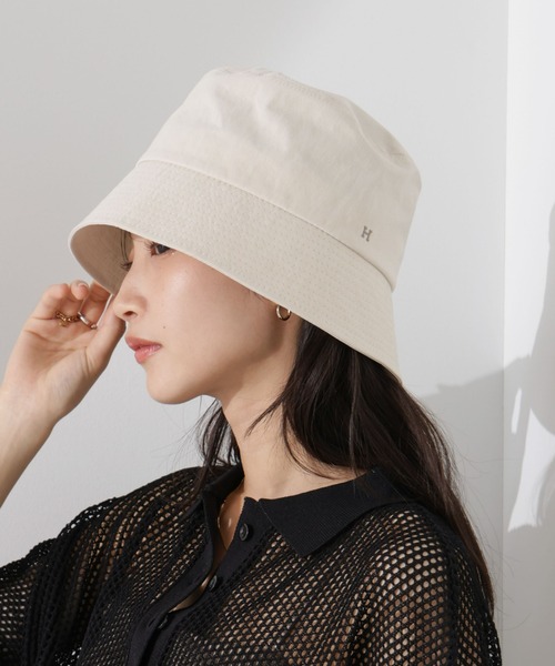 Healthknit（ヘルスニット）の「Healthknit/ワンポイント刺繍バケットハット（ハット・レディース・ブラック/ベージュ・FREE）」の10枚目の写真