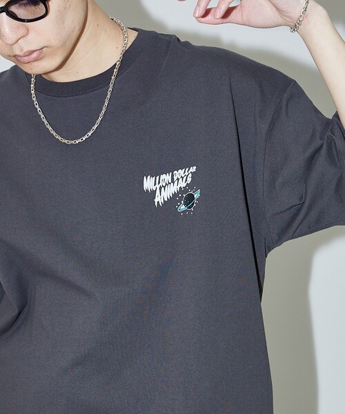 PUBLUX(パブリュクス)の「PUBLUX/パブリュクス ”FIVE STARS”キャット アニマルプリントTシャツ 限定展開(Tシャツ/カットソー・レディース・チャコールグレー/オフホワイト/ライトグレー・LARGE/MEDIUM/SMALL)」の12枚目の写真