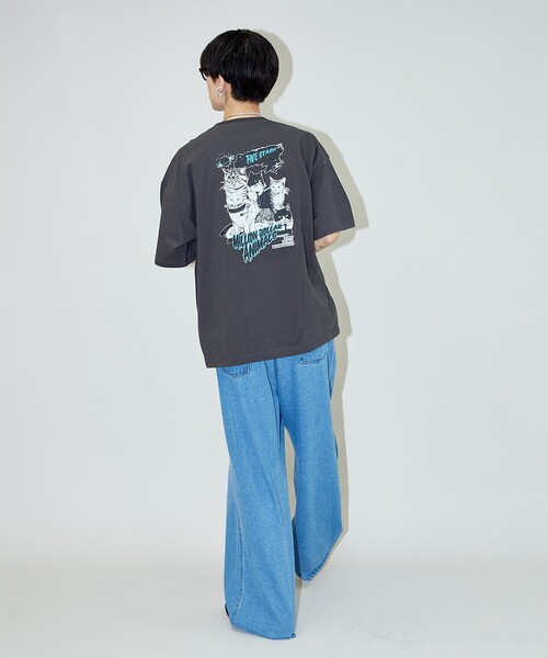 PUBLUX(パブリュクス)の「PUBLUX/パブリュクス ”FIVE STARS”キャット アニマルプリントTシャツ 限定展開(Tシャツ/カットソー・レディース・チャコールグレー/オフホワイト/ライトグレー・LARGE/MEDIUM/SMALL)」の16枚目の写真