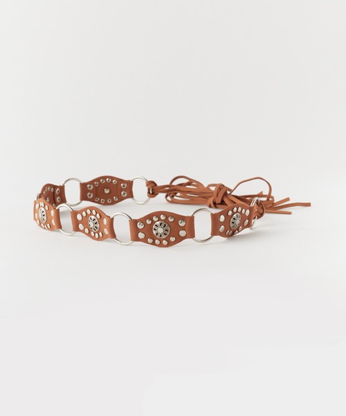 Chick(チック)の「Fringe Design Western Belt / フリンジデザイン ウエスタンベルト 夏物 夏服(ベルト・レディース・ブラック/ブラウン/キャメル/レッド・FREE)」の14枚目の写真
