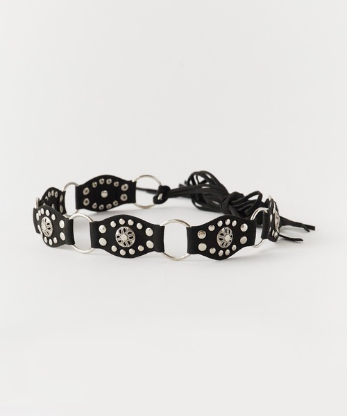 Chick(チック)の「Fringe Design Western Belt / フリンジデザイン ウエスタンベルト 夏物 夏服(ベルト・レディース・ブラック/ブラウン/キャメル/レッド・FREE)」の6枚目の写真
