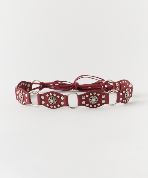 Chick(チック)の「Fringe Design Western Belt / フリンジデザイン ウエスタンベルト 夏物 夏服(ベルト・レディース・ブラック/ブラウン/キャメル/レッド・FREE)」の18枚目の写真