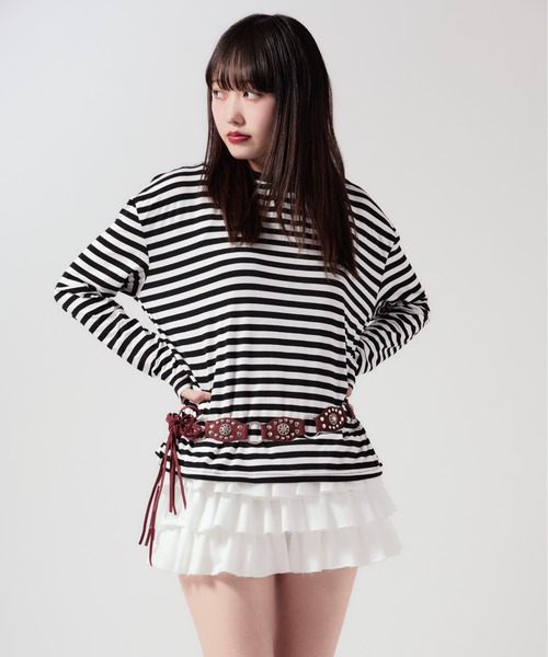 Chick(チック)の「Fringe Design Western Belt / フリンジデザイン ウエスタンベルト 夏物 夏服(ベルト・レディース・ブラック/ブラウン/キャメル/レッド・FREE)」の20枚目の写真