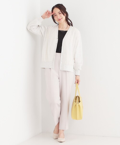SHOO・LA・RUE(シューラルー)の「【S-LL】チュールレイヤードカーディガン(カーディガン/ボレロ・レディース・ライトグレー/ブラック/チャコールグレー・04/03/02/01)」の14枚目の写真