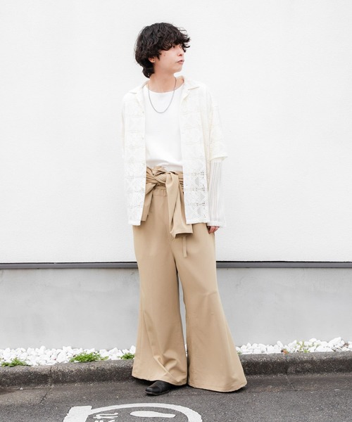 セール】オープンネックルーズ ショートスリーブ Tシャツ（Tシャツ