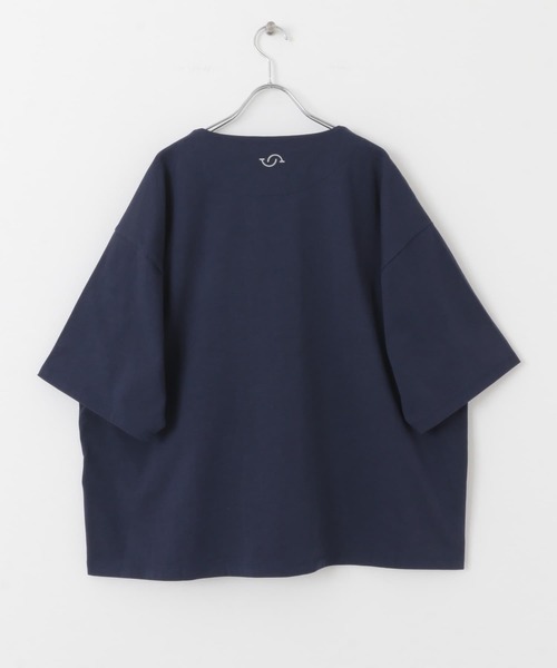 セール】オープンネックルーズ ショートスリーブ Tシャツ（Tシャツ