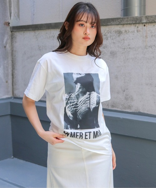UNIT CHEST(ユニットチェスト)の「【UNIT CHEST】unique unisex T-shirt VTFAコラボT ”La mer et moi” by Nina Tugawa(Tシャツ/カットソー・レディース・ブラック/ホワイト・M/S/L)」の21枚目の写真