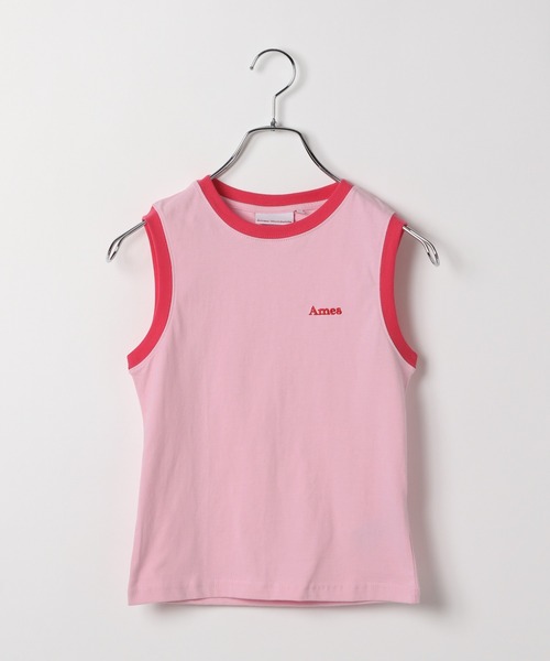 AMESWORLDWIDE（アメスワールドワイド）の「AMES WORLDWIDE ／ベーシックロゴキャミ（タンクトップ・レディース・ホワイト/ブラック/ピンク・FREE）」の15枚目の写真