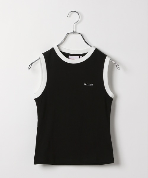 AMESWORLDWIDE（アメスワールドワイド）の「AMES WORLDWIDE ／ベーシックロゴキャミ（タンクトップ・レディース・ホワイト/ブラック/ピンク・FREE）」の14枚目の写真