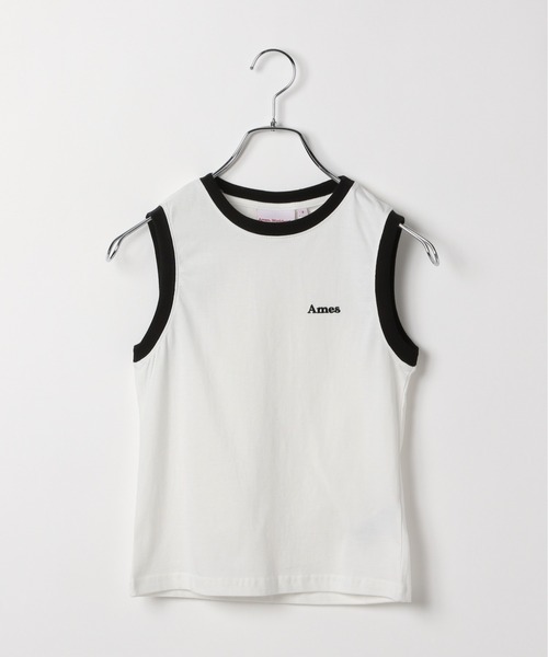 AMESWORLDWIDE（アメスワールドワイド）の「AMES WORLDWIDE ／ベーシックロゴキャミ（タンクトップ・レディース・ホワイト/ブラック/ピンク・FREE）」の16枚目の写真
