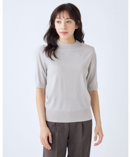 【テーラーメイド】春夏ニット 薄手モックネックセーターM 白 ユニセックス】 TM×UA ビッグT S/Sニットモック｜APPAREL