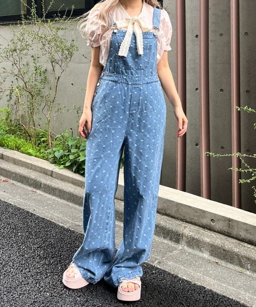 meer デニムオールワン MEER. メーア デニムオールインワン インディゴ