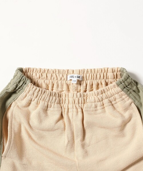 B:MING by BEAMS（ビーミングバイビームス）の「配色 切り替え ショートパンツ 2025SS（100～140cm）（その他パンツ・キッズ・オリーブ/サックスブルー・110/140/120/130/100）」の9枚目の写真