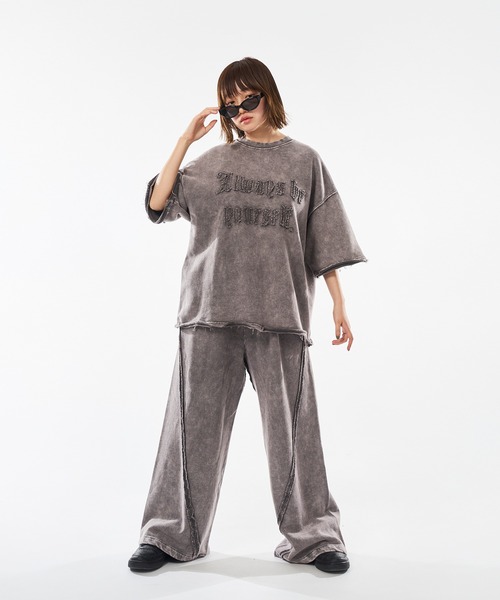 kutir(クティール)の「VINTAGE LIKE BAGGY SWEAT PANTS/ヴィンテージライクバギースウェットパンツ(スウェットパンツ・メンズ・グレー/レッド/ブルー/ブラウン/ブラック・SMALL/MEDIUM/LARGE)」の7枚目の写真