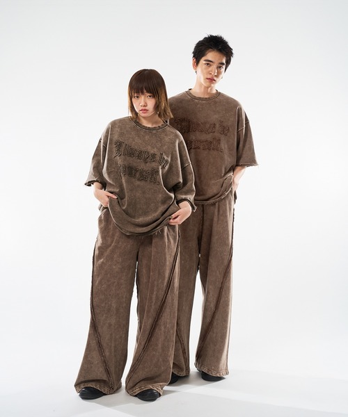 kutir(クティール)の「VINTAGE LIKE BAGGY SWEAT PANTS/ヴィンテージライクバギースウェットパンツ(スウェットパンツ・メンズ・グレー/レッド/ブルー/ブラウン/ブラック・SMALL/MEDIUM/LARGE)」の10枚目の写真