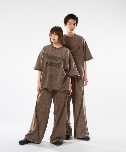 kutir(クティール)の「VINTAGE LIKE BAGGY SWEAT PANTS/ヴィンテージライクバギースウェットパンツ(スウェットパンツ・メンズ・グレー/レッド/ブルー/ブラウン/ブラック・SMALL/MEDIUM/LARGE)」の11枚目の写真