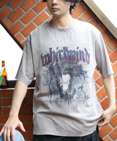 ８(eight)（エイト）の「グランジ加工ロックＴシャツ（Tシャツ/カットソー・メンズ・ブラック系その他/ブラック系その他2/ブラック系その他3/ライトグレー系1/ライトグレー系2/ブラウン系その他・MEDIUM/LARGE）」の6枚目の写真