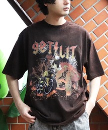 グランジ加工ロックＴシャツ