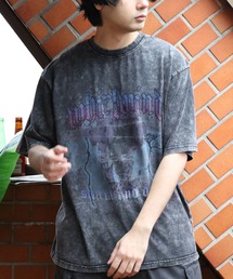 グランジ加工ロックTシャツ