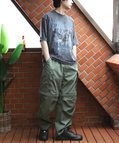 ８(eight)（エイト）の「グランジ加工ロックＴシャツ（Tシャツ/カットソー・メンズ・ブラック系その他/ブラック系その他2/ブラック系その他3/ライトグレー系1/ライトグレー系2/ブラウン系その他・MEDIUM/LARGE）」の9枚目の写真