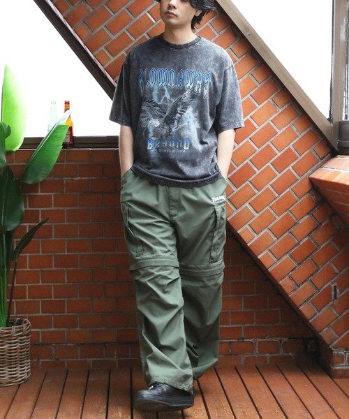 ８(eight)（エイト）の「グランジ加工ロックＴシャツ（Tシャツ/カットソー・メンズ・ブラック系その他/ブラック系その他2/ブラック系その他3/ライトグレー系1/ライトグレー系2/ブラウン系その他・MEDIUM/LARGE）」の8枚目の写真