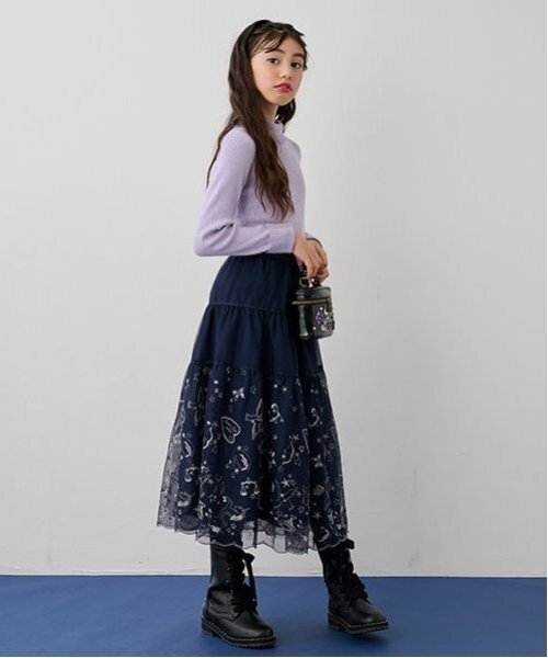 【ANNA SUI 】 星柄 チュール フレアスカート セール】チュールスカート（スカート）｜ANNA SUI mini