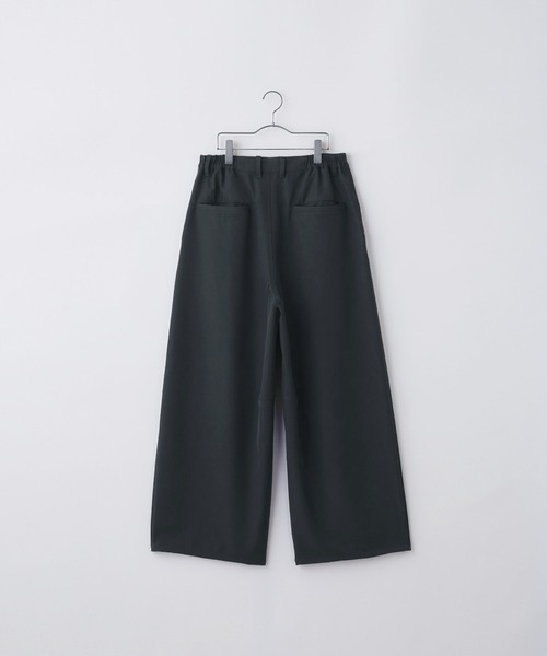 Loose/ルース(ルース)の「ドレープ バギーワイドタックスラックス(スラックス・メンズ・チャコールグレー/ブラック・XS/S/M/L)」の3枚目の写真